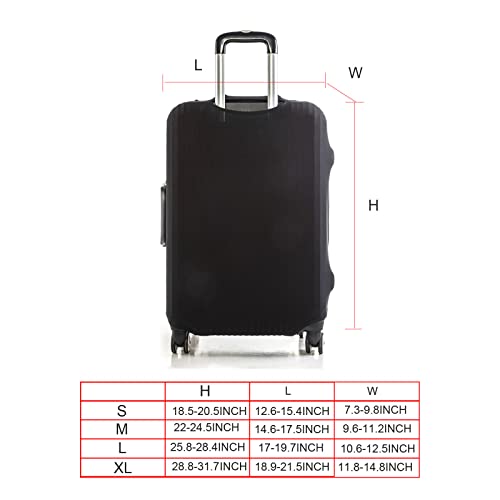 Spandex Travel Luggage Cover Suitcase Protector Bag for Case Fits 20-32 Inch Luggage2