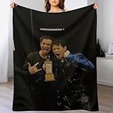 IZIWDORW Marcus Martinus weiche Plüschdecke für Büro, Lounge, Winter, Reisen, kein Ausfallen,...