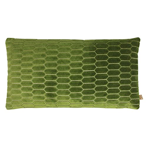 Kai Rialta Feather Filled Cushion, Viscose, Polyester, Fern