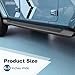 Perfit Liner 6 inch Running Boards & Side Steps Compatible with 2018-2026 Jeep Wrangler JL 4 Door, Jeep Wrangler 4xe, Matte Black Nerf Bars Step Bars(Not for JK Model)