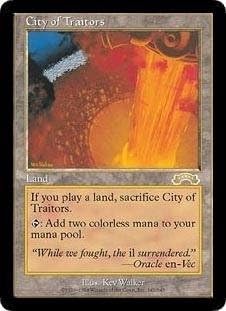 Amazon Co Jp マジックザギャザリング Mtg 土地 英語版 裏切り者の都 City Of Traitors Exo 143 レア ホビー 通販