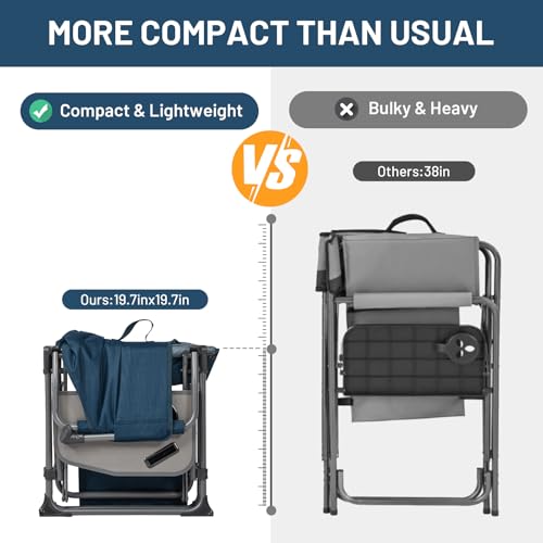 TIMBER RIDGE Aluminum Camping Directors Chair DC-1026-BL-1 の商品画像 4