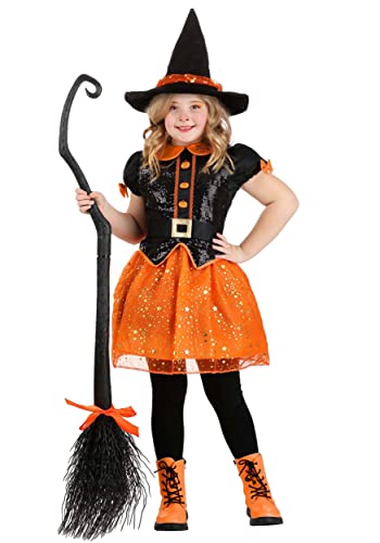 Disfraz de Bruja Parche de Calabaza para Niña miniatura 2