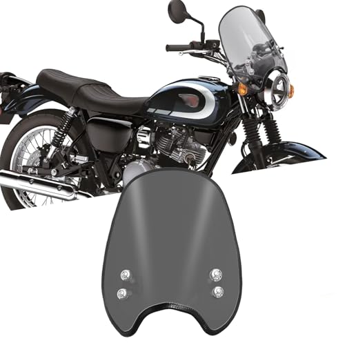 KAGEFUNE For W230 ���O�� Meguro S1 W800 W250 W400 W650 2025���[�^�[�T�C�N���t�����g�K���X�G�A�t�F�A�����O�A�t�����g�E�B���h�f�t���N�^�[�A�n���h���o�[�t�����g�K���X�A���x�Ȋy��T���o�C�U�[W230 ���O��