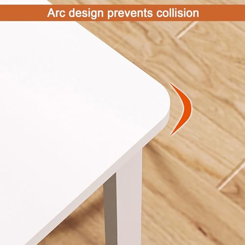 Manque d'espace ? Table pliante murale en bois avec pieds de support pour studio