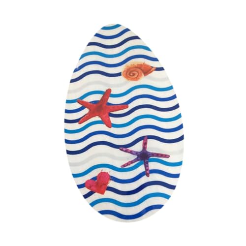 Oshhni Tabla de Skimboard pequeña para Deportes acuáticos en Aguas Poco Profundas, Tabla de Skimboard de Madera de pie, Tabla de Surf para Adolescentes y