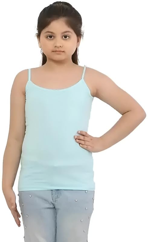Image of INNERO Girl's Cotton Camisoles Slips, Baby Girl Kingri, Sameez for Girls, Kid's Innerwear Chemise Baniyan, Shamiz for Kids