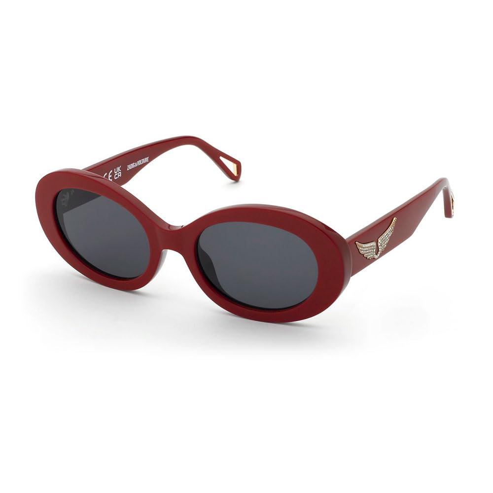 SUNGLASSES Zadig&Voltaire - MAT: Cellulose acetate_C: SHINY FULL RED D: 140x20 / Female Cura della persona e salute