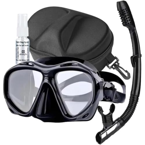 Hyperopia Diving Mask, Lentes de vidrio templado anti-vaho en silicona para snorkel adulto miniatura 1