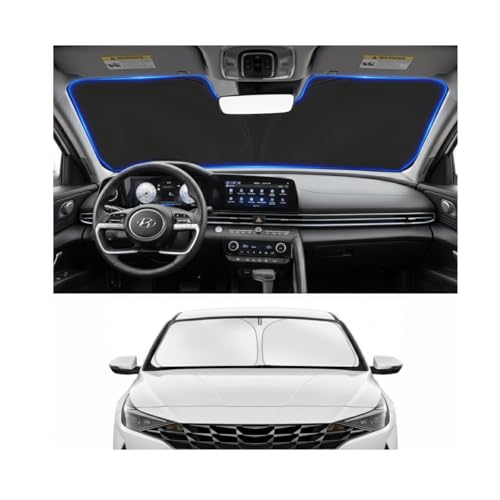 Custom Fit Windshield Sun Shade for Hyundai Elantra 2021-2026