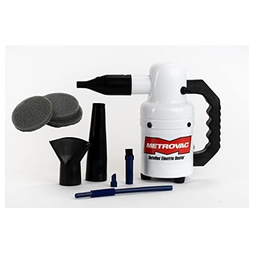 Bonus - Includes 3 Extra Filters - Metro DataVac Electric Duster - 500-Watt Motor - Model ED500P Computer - Electronics Duster- Made In The USA