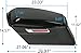 KUAFU Saddle Bags Trunk W/Lid & Latch Key with Black Bracket Compatible with 1984-2017 Harley Davidson Softail Models Saddlebag Conversion Bracket Kit Support Mounts 2 Packages