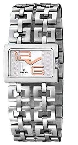 Festina F16769/1 montre de luxe en acier poli et finitions soignées