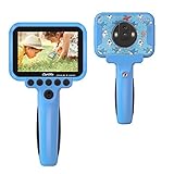 Ourlife Kids Camera for Boys Girls,1080p FHD 60x Macro Kids Selfie Camera with Magnifier...