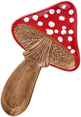 Spoon Rest Spoon Holder For Stove Top Cute Mushroom Spoon Rest For Kitchen Counter Ceramic Spatula Holder Utensil Rest