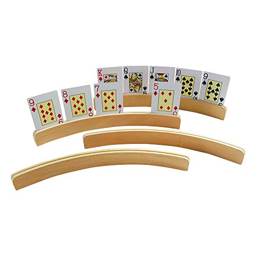 Yuanhe14 Inch Wooden Playing Card Holders, Set Of 4 #TOP3