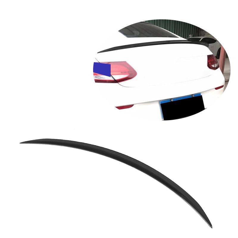 Aileron arrière carbone Mercedes W205 C63 AMG Coupe coffre hayon spoiler 2015 2016 2017