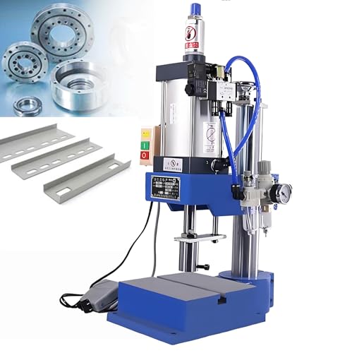 High Pressure Pneumatic Punch Machine - 300kg Punch Press for Bending, Riveting, Extrusion, Forming with Footswitch - Durable & Efficient Industrial Tool