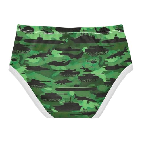 Cool Military Camouflage Green Girls Underwear Toddler 2t Cotton Cute Panties Girl Animal Kids Briefs Undies2