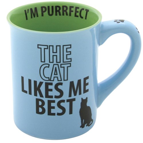 Enesco Our Name is Mud by Lorrie Veasey Cats Like Me Mug, 16-Ounce