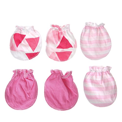 ATATMOUNT 3Pairs Fashion Baby Anti Scratching