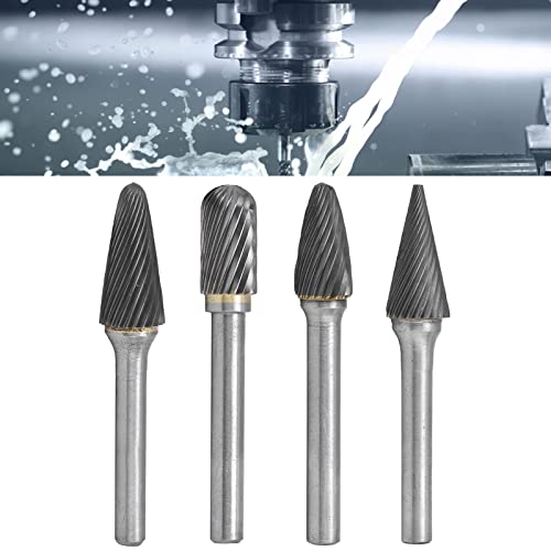 Set de 4 fresas de carburo de 12 mm miniatura 2