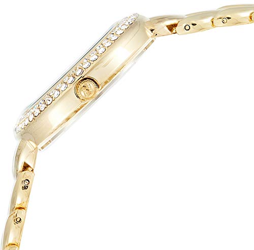 Akribos Xxiv Amazon Exclusive Women's Diamond-Accented Watch - Double Row Crystals On Bezel Large Diamond Hour Markers On Chain Link - Ak804 #TOP2
