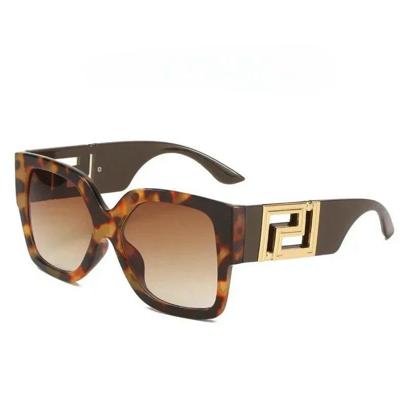 Sunglasses Women'S Retro Oversized Square Gradient Sunglasses Men'S Luxury Fashion Uv400 Eyewear