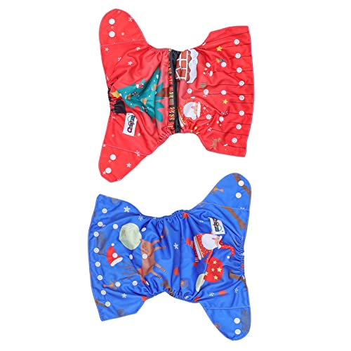 VANZACK Safety Friendly Material Christmas Training Pants for Baby Washable Reusable