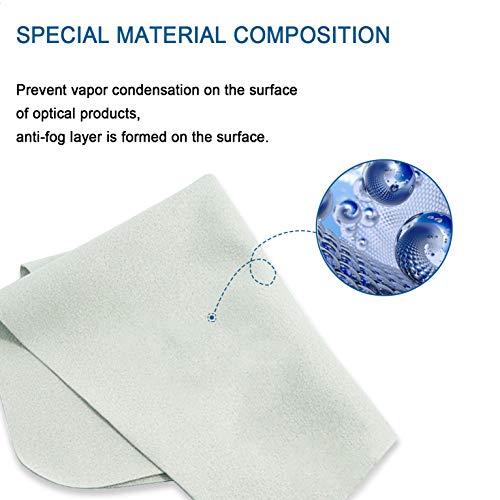 Image of Microfiber Anti-Fog Eyeglasses Cleaning Cloth, Lens Wipes for All Electronic Device Screens(3PCS Anti-Fog Cloth)