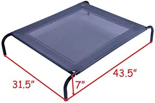 Cama Elevada para Perros Grande, Portátil y Transpirable, Soportes de Acero miniatura 7