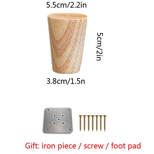 Patas de repuesto de madera para solucionar la inestabilidad de mesas 3