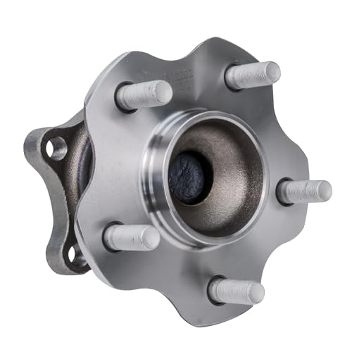 Image of Detroit Axle - FWD Rear Wheel Bearing Hubs for 02-06 Nissan Altima 04-08 Maxima 04-09 Quest, 2004 2005 2006 Wheel Bearing and Hubs Assembly Replacement Pair Hubs