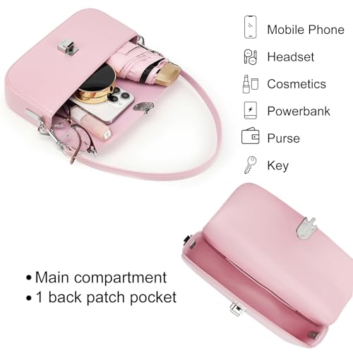 Image of LA FESTIN Small Genuine Leather Purses for Women Designer Shoulder Purse