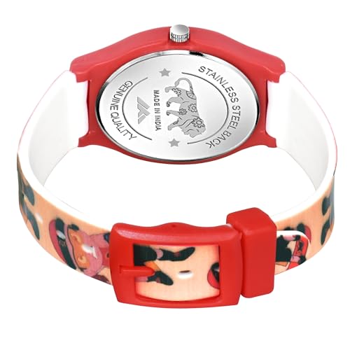 Image of Acnos Character Kid's Happy Colorful Water-Resistant Durable Watch for Boys Kids Boy with Fun Designs Adjustable Strap Positive Messages Watch for Kids