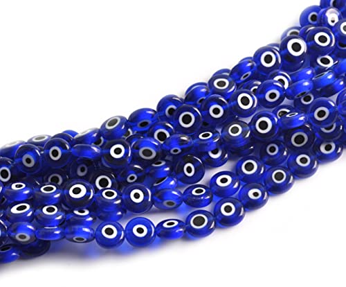 Crystal Flat Evil Eye Beads for DIY Bracelets Necklace Jewelry Making by FANGQUN - Used condition - Image 3