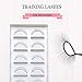 35 Pairs Practice Lashes for Lash Extensions Self Adhesive Practice Eyelash Strips Mimic Natural Eyelash for Eyelash Extensions Beginner by Beauty Star