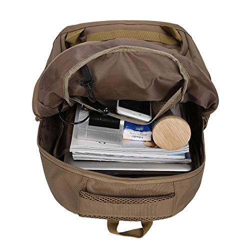 Sac à dos tactique militaire noir pour randonnée camping chasse et pêche - 7