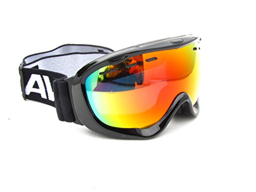 Lunettes de ski et snowboard Ravs avec double disque lasergold miroir