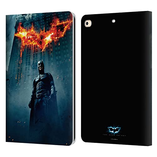 Étui portefeuille en cuir Apple iPad 9.7 2017 2018 Head Case Designs sous Licence Officielle Batman