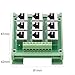 For RJ45 8P8C Ethernet Terminal Block Adapter with 9 Port Configuration and For DIN Rail Mounting Support for Industrial Network and Data Transmission Applications