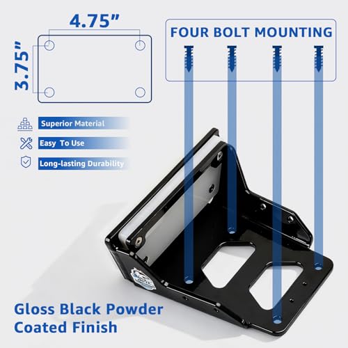 Support moteur pour kayak HKTE amovible avec fixations robustes