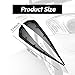 ijuicy 2 PCS Car Fender Side Vents, Carbon Fiber Spoiler Body Fender Decorative Stickers, Air Flow Intake Hole Grille Carbon Fiber Car Accessories, for Most Cars (Carbon Fiber Black)