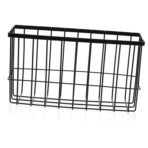 EXAOMBLE キッチン用壁掛け収納ラック 多機能吊り下げバスケット 強力耐荷重 水切り設計でカビ防止 小物やタオル整理に 省スペース設計 家用