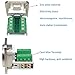 PENGLIN 2PCS RJ45 Panel Mount Screw Terminal Adapter, RJ45/8P8C Female Panel Mount Connector, RJ45 Solderless Terminal Cat5E Ethernet Extender
