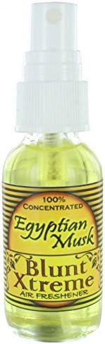 Blunt Xtreme Majestic Egyptian Musk Type Air Freshener - 100% Ultra Concentrated Oil Based Spray - Ideal for Bathroom, Home, & Car More - Smokers’ 1st Choice - Long Lasting Effects - 1oz Bottle