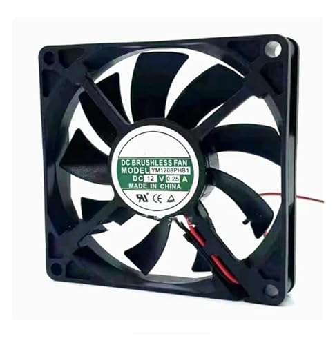 Ventilateur YM1208PHB1 8015 12V pour refroidissement de boîtier PC