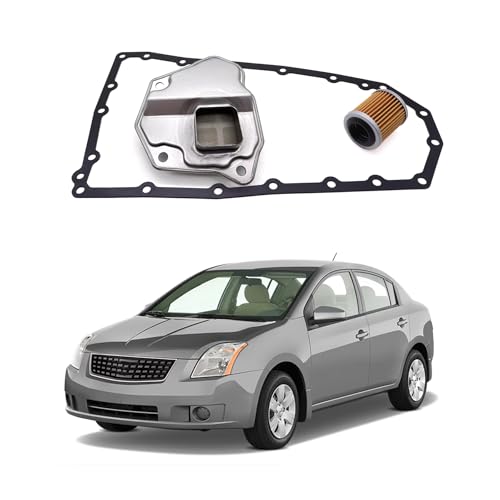 TRANSPEED JF011E RE0F10A CVT Auto Transmission Oil Filter & Oil Pan Gasket Replace 5191890AA 2824A007 31728-1XF02 for NISSAN 2007-2018 ALTIMA JUKE NV200 ROGUE