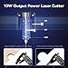 Alfawise Laser Engraver,60W Laser Engraving Machine, 10W Output Power Laser Cutter, Fitted with Dual Motor Higher Accuracy DIY Laser Engraver for Wood and Metal, Ceramic Tiles,Acrylic,Leather