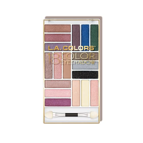 Image of L.A. COLORS 18 Color Eyeshadow Palette, Shady Lady CES751